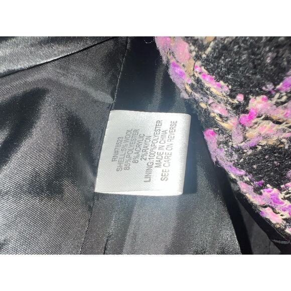 Luii Women's Blazer/Jacket Tweed Vest Multicolor  - size M - G20 - Picture 5 of 5